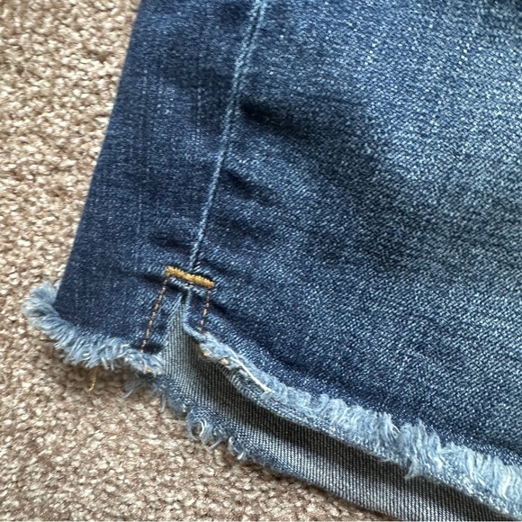 Good American Blue Denim Distressed Cutoff Shorts Women’s Plus Size 18 - Picture 6 of 16